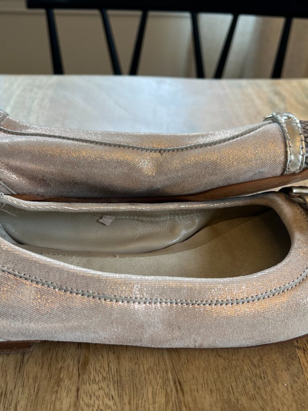 AGL Monika Toe Ballet Flat PREOWNED size 38 (US 7.5) - Picture 6 of 9